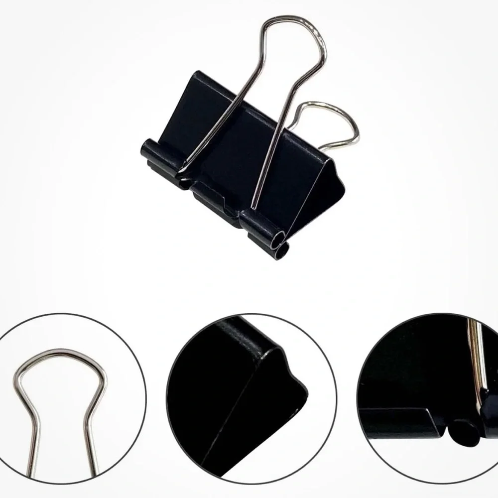 Extra Large Binder Clips (36 Pack) 2 Inch, Big Paper Clamps for Office Supplies